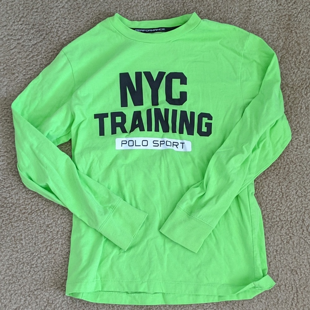 Polo Ralph Lauren boys long sleeve tee EUC